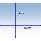 Weldclass - Lens Clear Outer 133x114mm Suit Various Pk10 | P7-CL133114/10